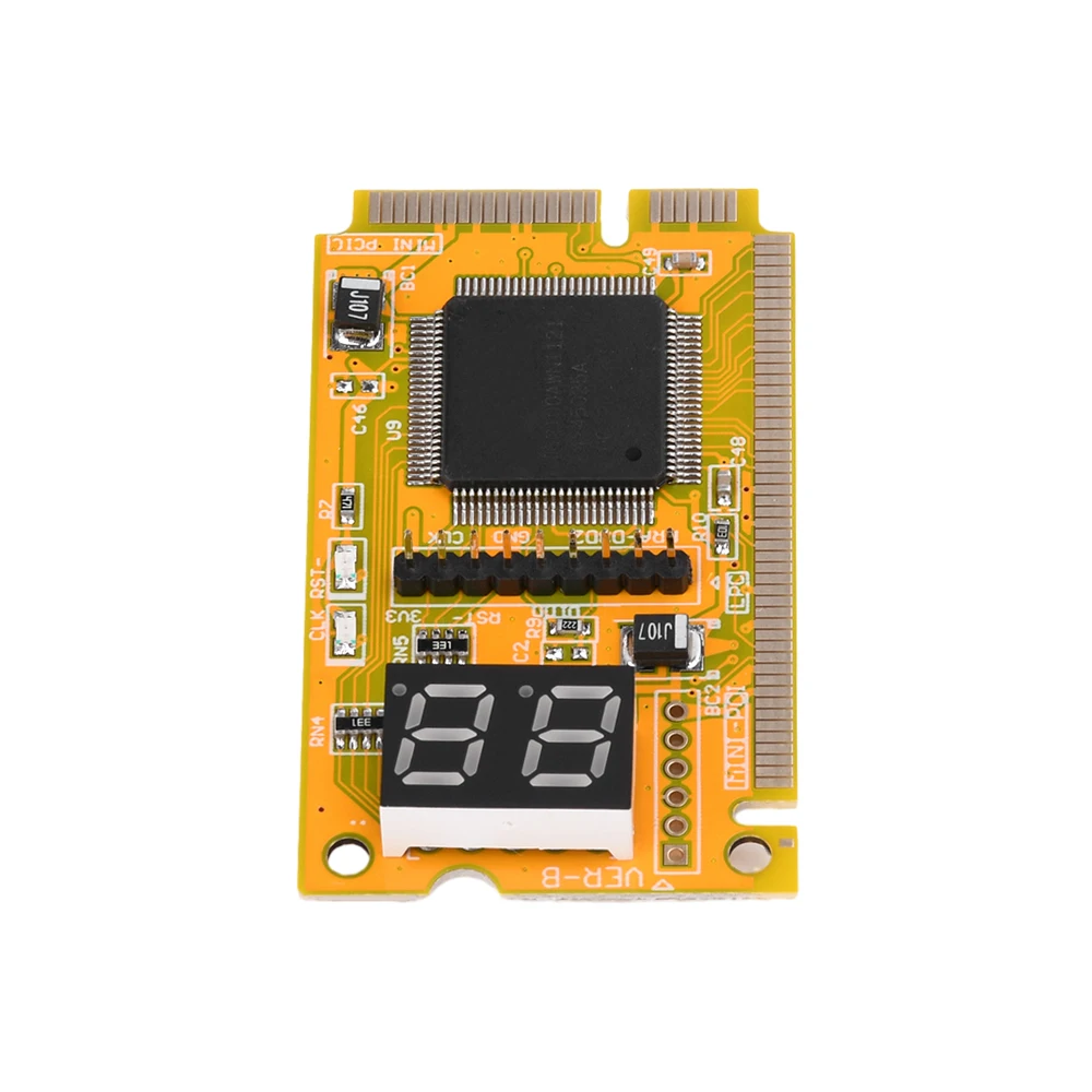 Mini PCI PCI-E Debug Card Expert Fault Diagnostic 2-Digit Laptop Computer Motherboard Post Tester PCI Express PC Analysis Card