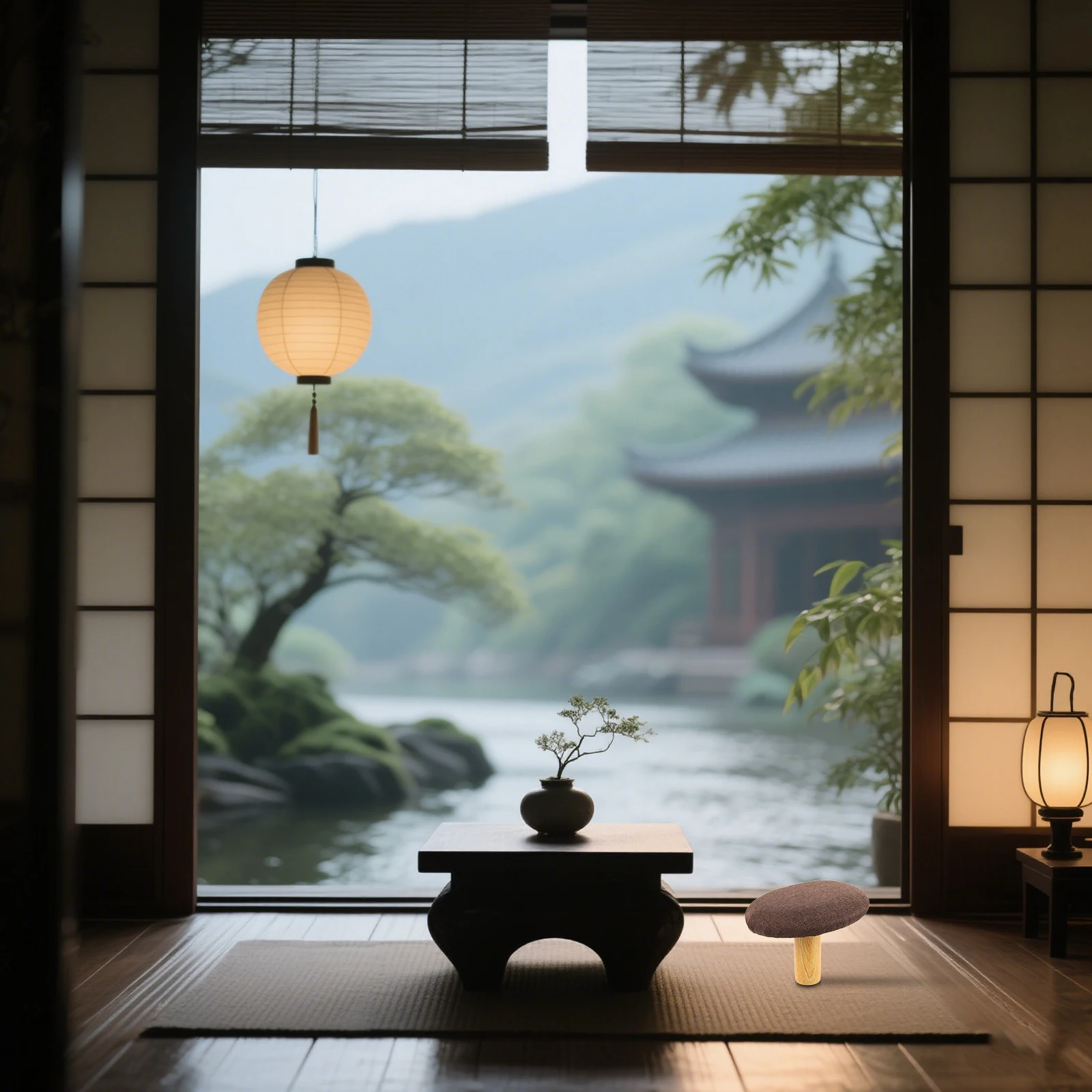 

Stool Ergonomic Posture Corrector Solid Wood Foot Support Outdoor Furniture Balance Improvement