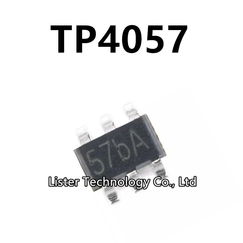 20~200Pcs/Lot New TP4057 SOT23-6 TP4057-42 Marking:57b* 4057 57bA 57bM 57b6 57bo 57b8