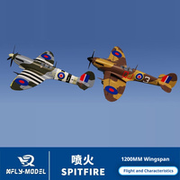XFly Model 1200mm Spitfire Fighter 6 Channels All-Metal Shock Absorbing Landing Gear Electric Model Aircraft Fixed Wing PNP