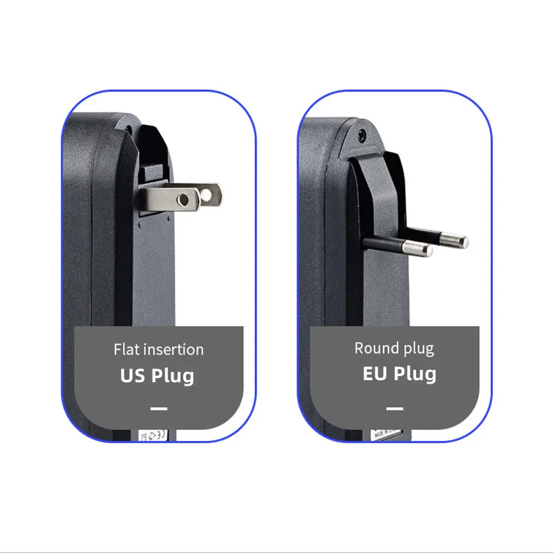 Universal Charger For 3.7V 18650 26650 16340 14500 Li-ion Rechargeable Battery Single Slot Automatic Charger EU/US Plug