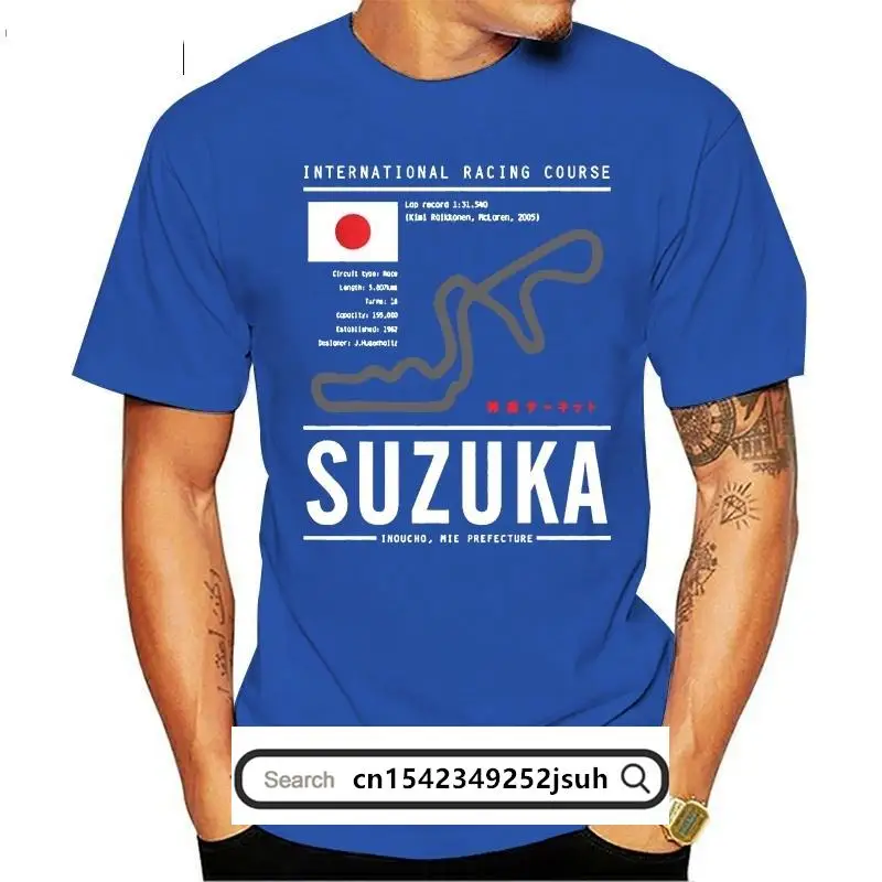 

Suzuka Circuit Tee Race Track Japan Import Jdm Impreza Evo Skyline 2018 New Arrival T Shirt Casual Men Nerd T Shirts 016560