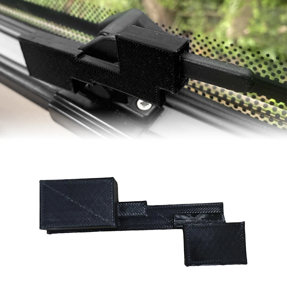 

RV Window Safety Lock Adjustable Black Locking Mechanism For Secure Vehicle Windows Easy Installation Caravan Accessories