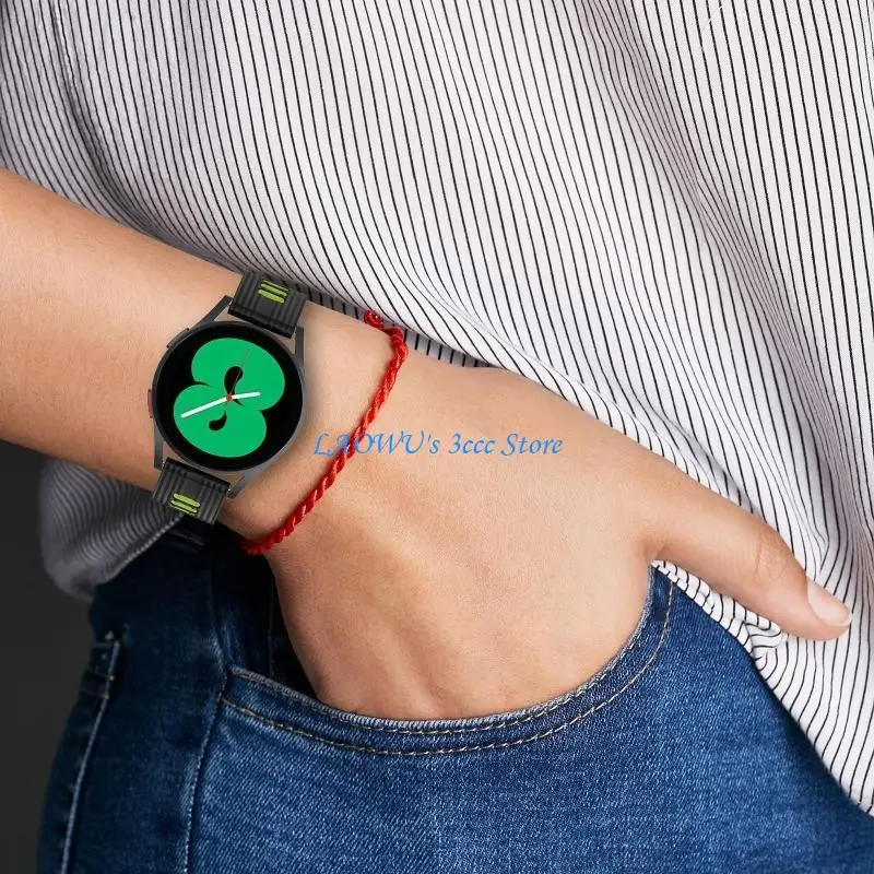 Y8AD WATCH BEDSTRAP BAND Quick Release Cilica Dual Color Bracelet для GalaxyWatch 5