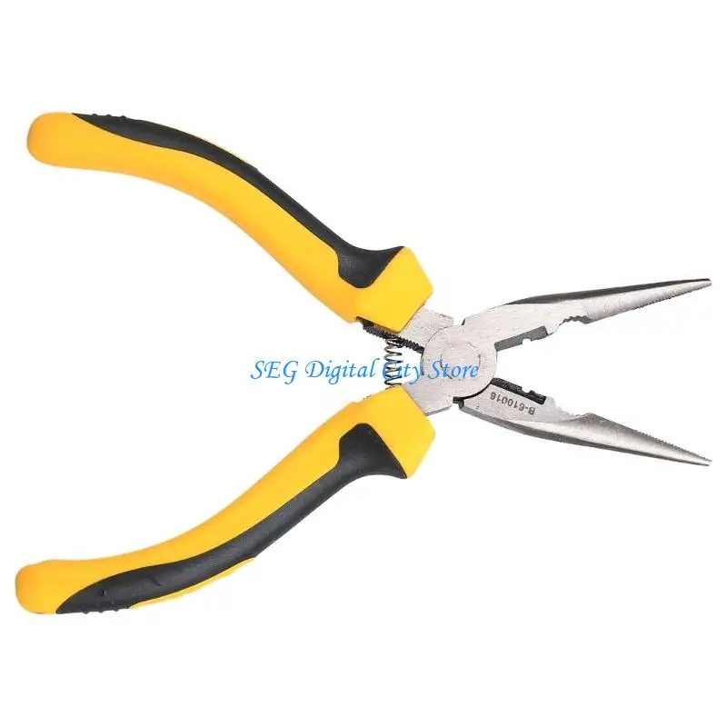 U75B Professional Needle Nose Pliers Ergonomic Plier With Textured Grip For IT Technicians And DIY Projects