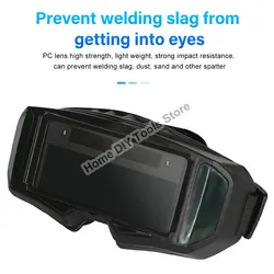 Automatic Darkening Welding Glasses Mask Welding Cap True Color Professional Weld Glasses Goggles Welding Equipment