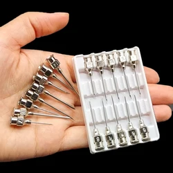 10Pcs Veterinary Syringe Needles Goat Pig Chicken Pet Injection Syringe Vaccination Vet Farm Tools Poultry Livestock Veterinary