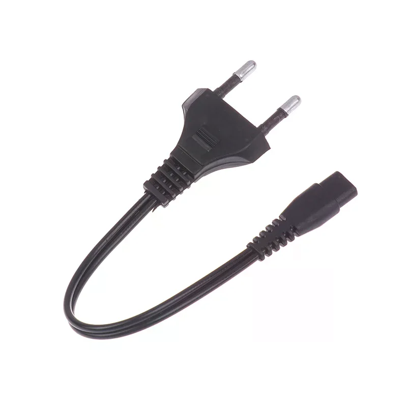 Зарядный кабель с двойным отверстием, вилка европейского стандарта, 220 В, 110 В, прямая зарядка, фонарик, зарядное устройство, шнур питания, аксессуары для фонарика