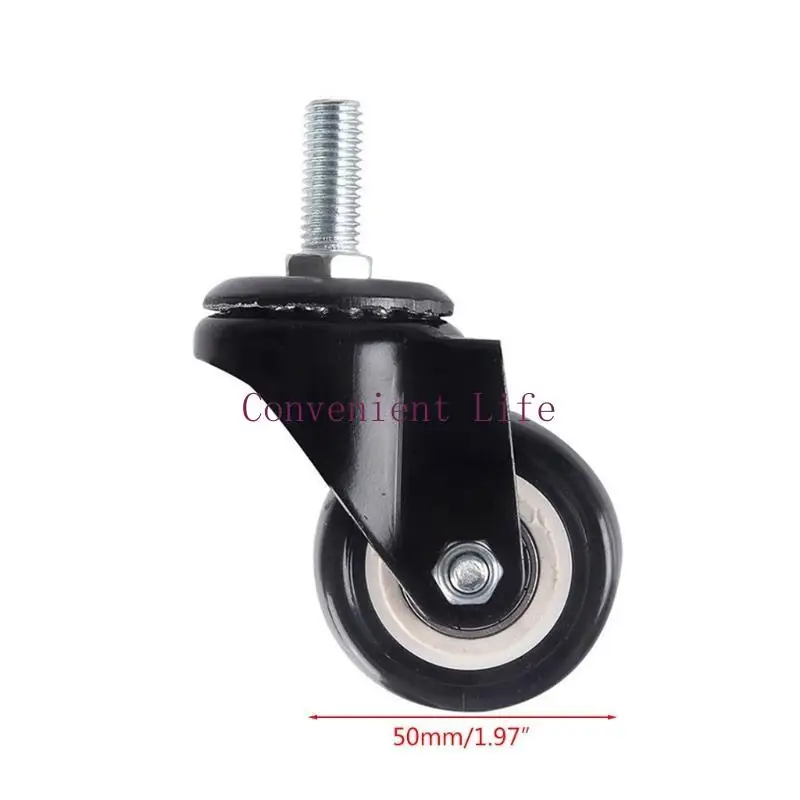 L1EE 1.5 "2" จานเบรคแบบหมุนได้ Bolt & 360 ° แผ่นโอนล้อเลื่อน