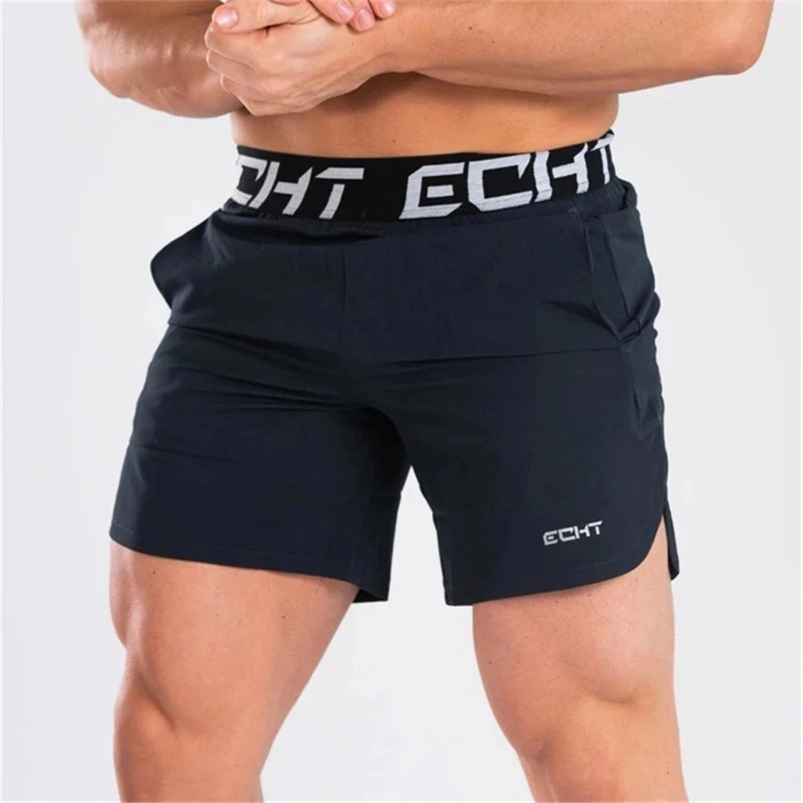 Pantalones cortos de verano para hombre, ropa deportiva transpirable de secado rápido, para correr en la playa, Fitness, culturismo