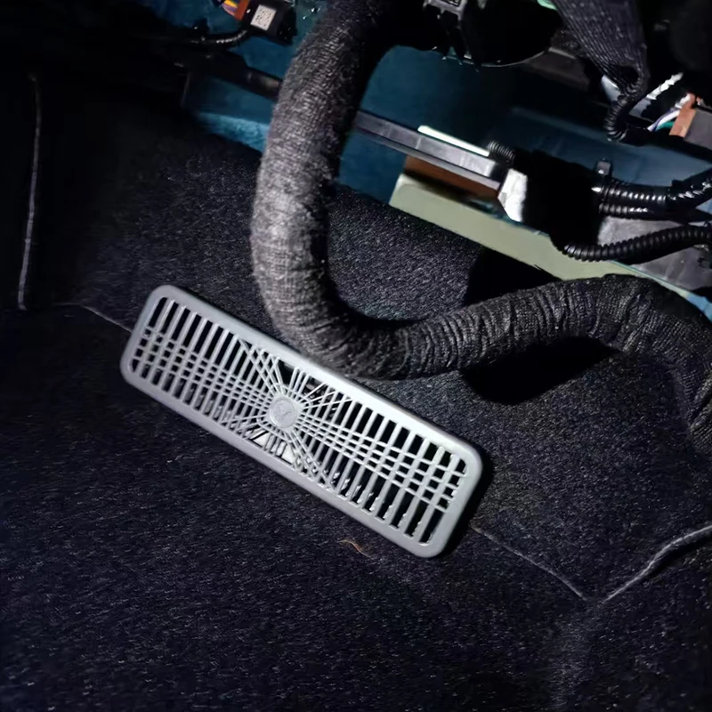 Аксессуары для Tesla Model Y Juniper 2025, органайзер для хранения на заднем сиденье, защитная крышка на заднем воздуховыпускном отверстие, бака для мусора