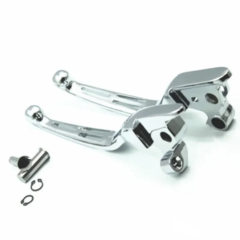 Motorcycle Slotted Clutch Brake Levers For Harley Street  Road Glide FLHX FLTR Touring Trilke models 2008-2013 FLHRC 2014