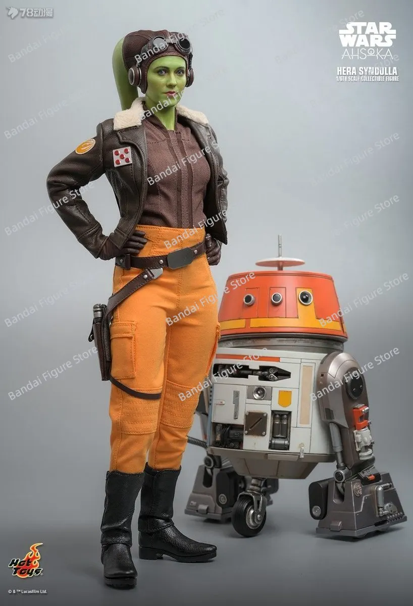 HotToys HT TMS113 1/6 figura de acción coleccionable Hera Syndulla Star Wars película Ahsoka General femenino 12 "juego completo de estatuillas de regalo