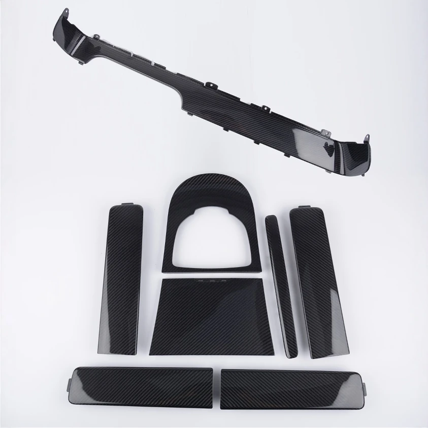 

Подходит для запасных частей центральной консоли и панели приборной панели из углеродного волокна 18-21 Mercedes-Benz G-Class W464 carbo.