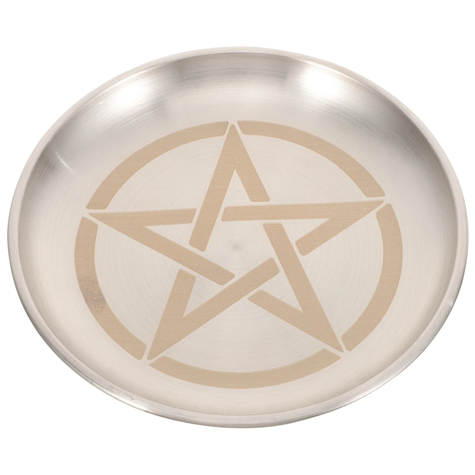 الخماسي نمط المعادن مذبح حامل صينية مجوهرات صينية تخزين المنزل طقوس عرض لوحة الخماسي #5