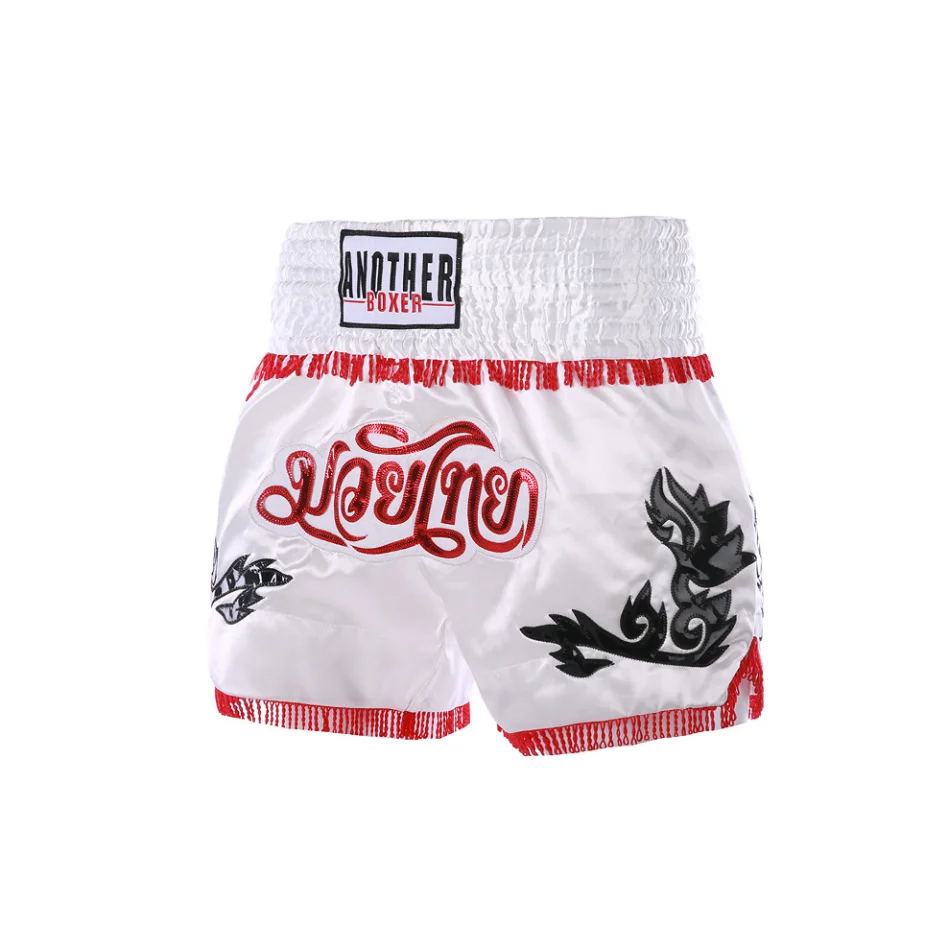 

Summer Muay Thai Fight Shorts Breathable Kick Boxing Pants Women Men Kids MMA Training Shorts Competition Game Sanda Clothes