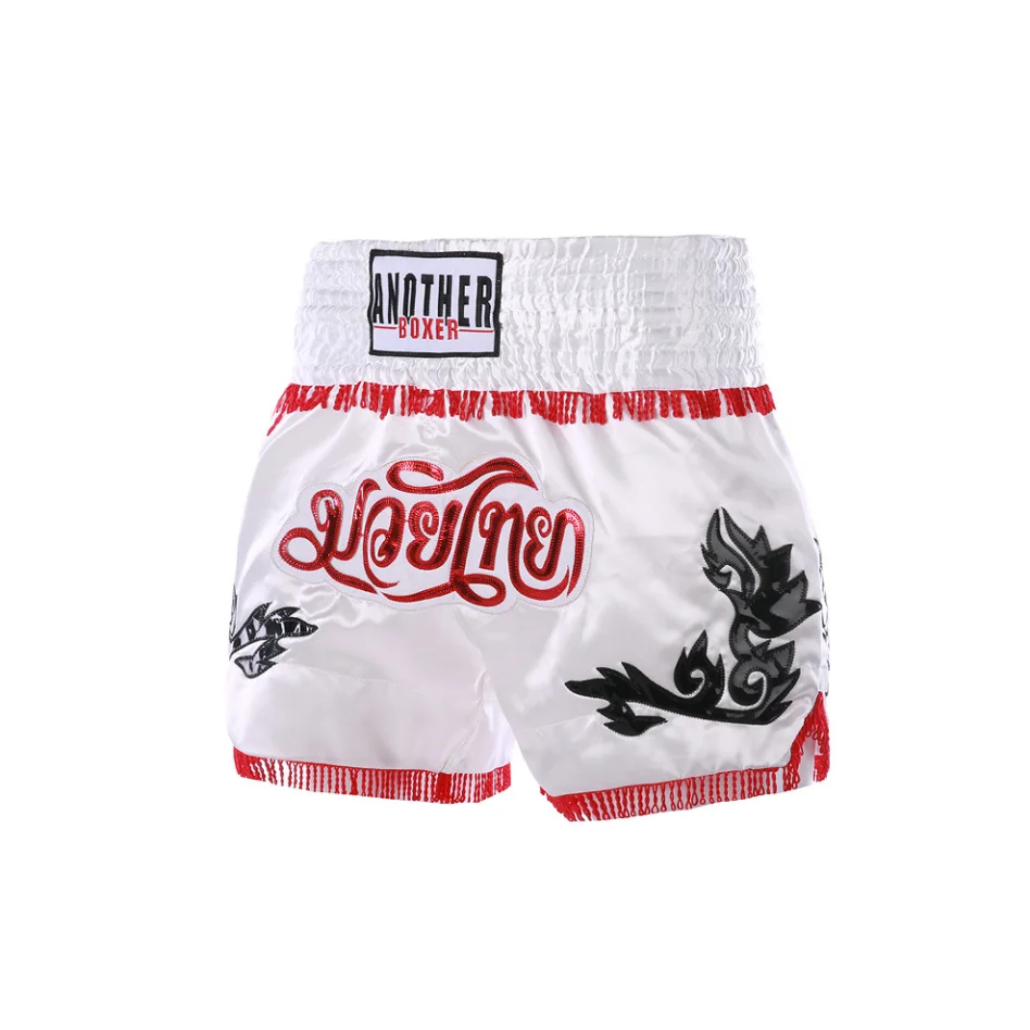 Summer Muay Thai Fight Shorts Breathable Kick Boxing Pants Women Men Kids MMA Training Shorts Competition Game Sanda Clothes