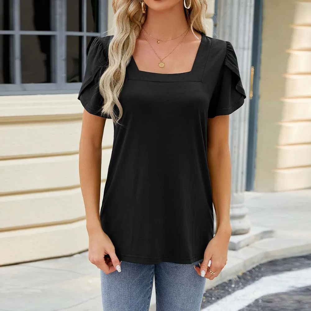 

Совершенно новый состояние, повседневный топ с короткими рукавами, дышащий материал, японская хлопчатобумажная ткань, свободный топ с короткими рукавами на весну