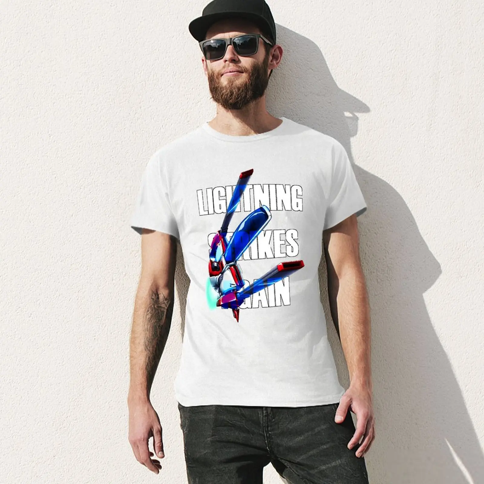 Fresh Thunder Force IV Rynex T-shirt  Motion T-shirts Funny Graphic Geek Home Eur Size image 6