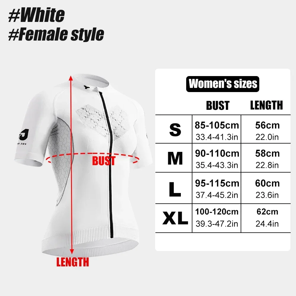 Womens Cycling Jersey Short Sleeve Biking Shirt Breathable Sport Jersey Cycling Tops UV Sun Protection Biking Jersey Outdoor