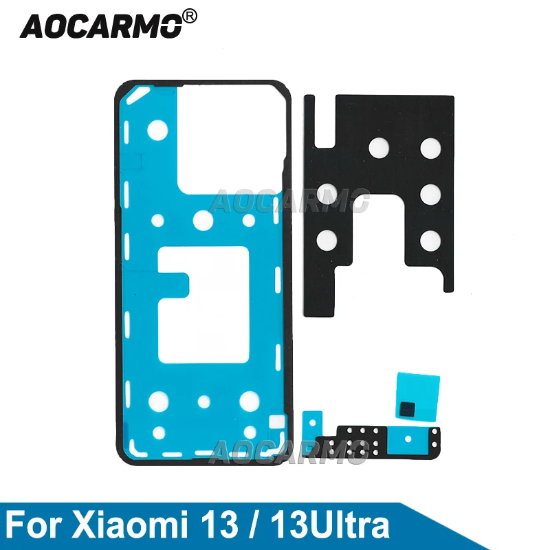 Aocarmo Front And Back Cover Adhesive For Xiaomi Mi 13 13Pro 13U Ultra Rear Housing Battery Cover Sticker Glue Tape