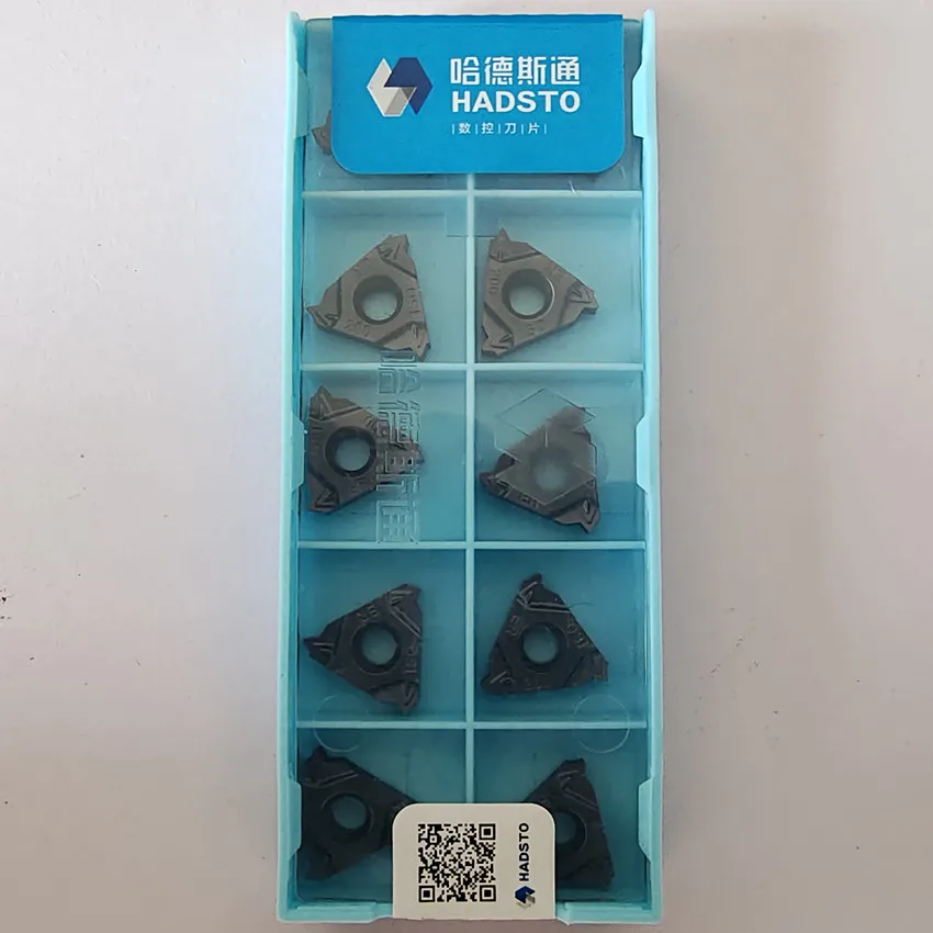 

16ER200ISO HS5125 16ER 200ISO HS5125 HADSTO CNC blade cutting tools Thread inserts Carbide inserts Threading Inserts 10PCS/BOX