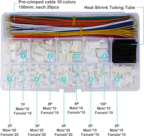 PicoBlade 1.25mm Pitch Male Female Connector with  28AWG  Cables, Molex PicoBlade Male Female 2/3/4/5/6/7/8/9/10 P (MX1.25-MF)