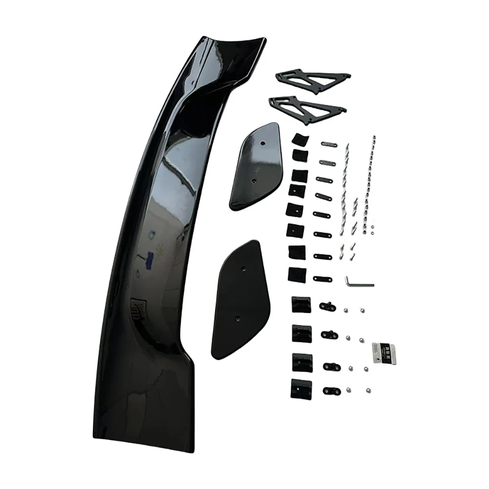 GT Modification Universal Carbon Fiber Car Tail Wing 145CM Exterior Modification GT Spoiler Collision Bumper Cars Accessories