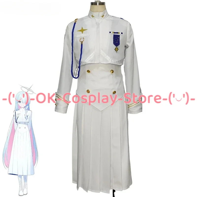 Game Blue Archive Student Union President Cosplay Costume Arona Dress Cute Party Suit Halloween Carnival Uniforms Custom Made