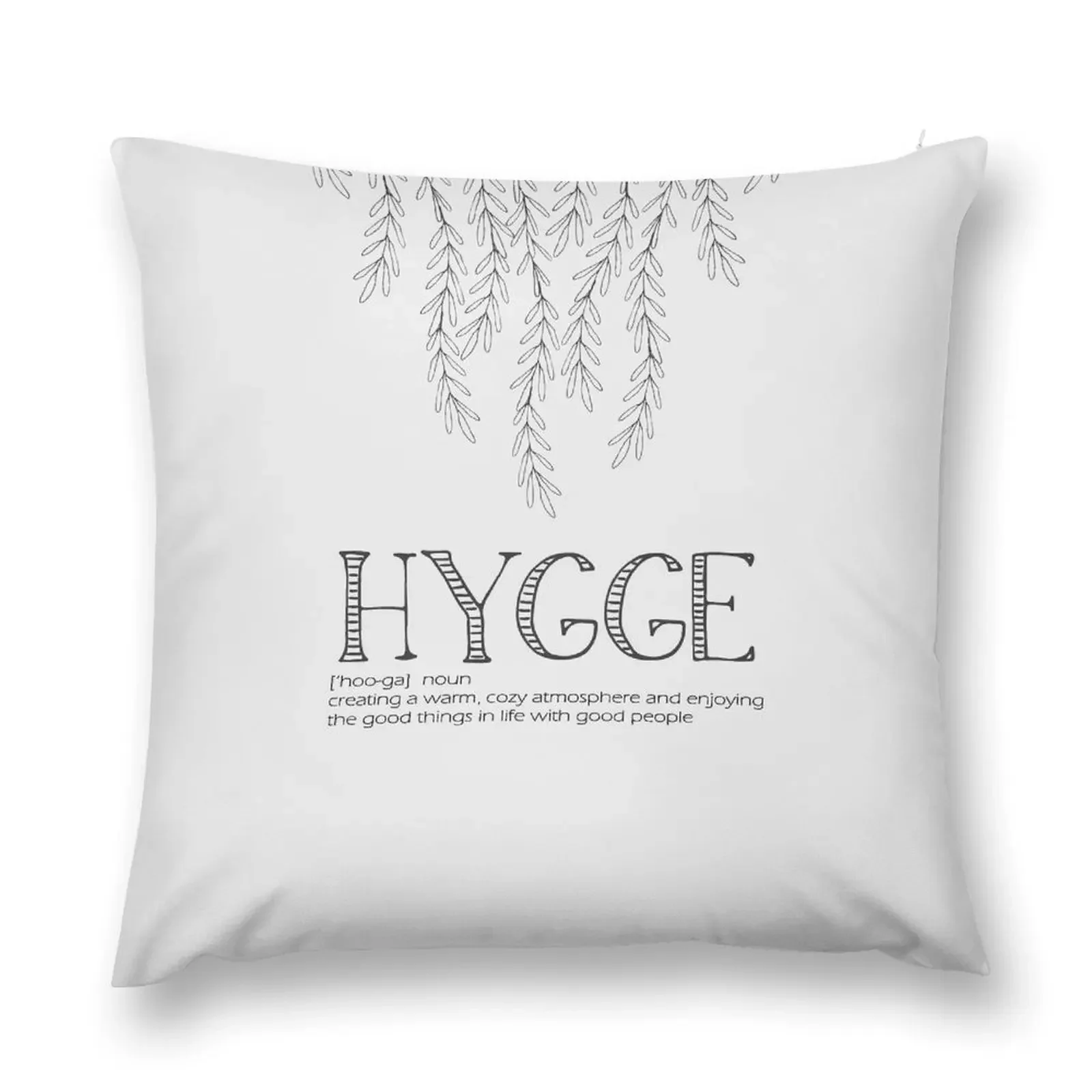 Hygge Definition Art Throw Pillow Pillow Cases Decorative Marble Cushion Cover Pillow Case bed pillows