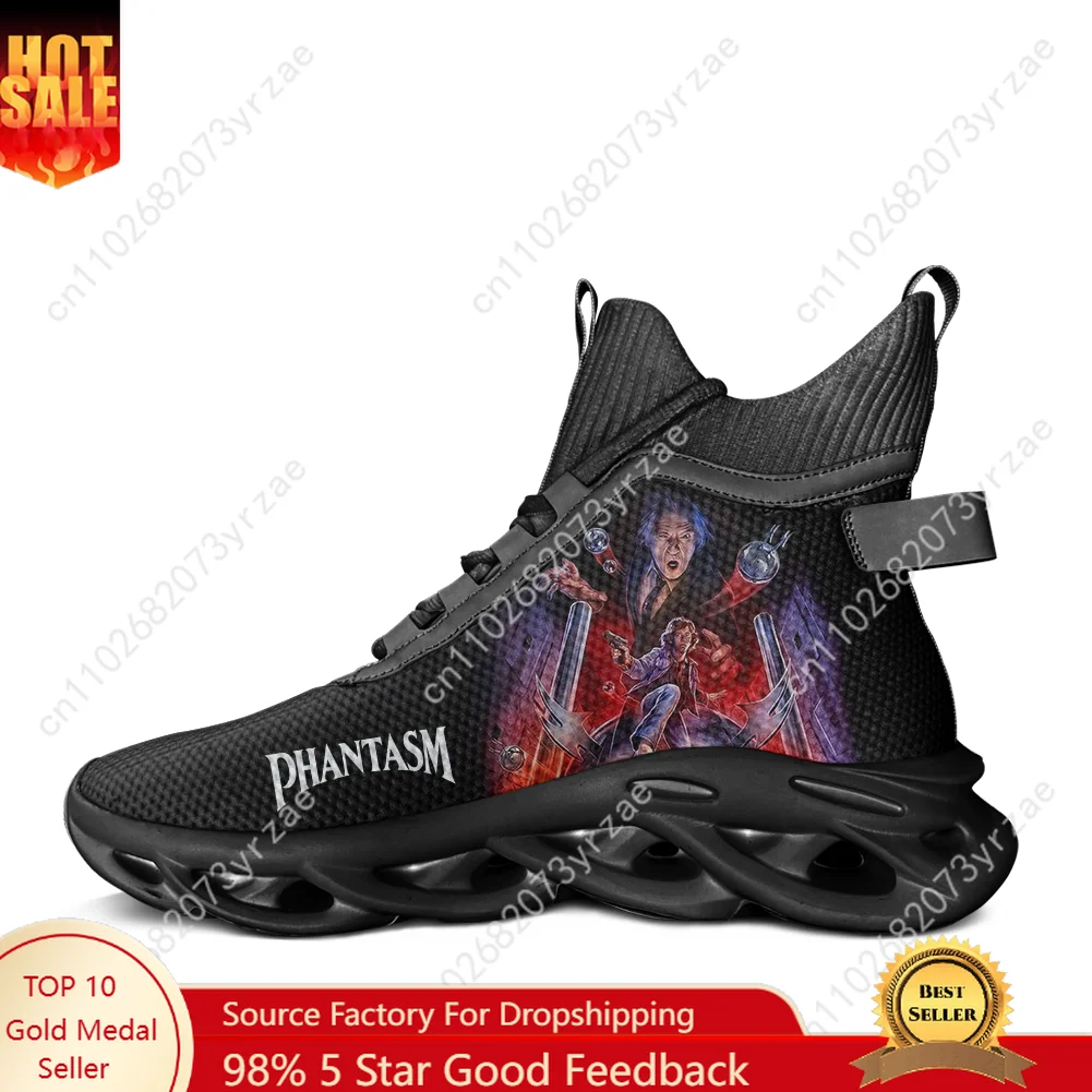

Phantasm High Top Flats Sneakers Mens Womens Sports Shoe High Quality Fashion Sneaker Lace Up Mesh Footwear Customize Shoes
