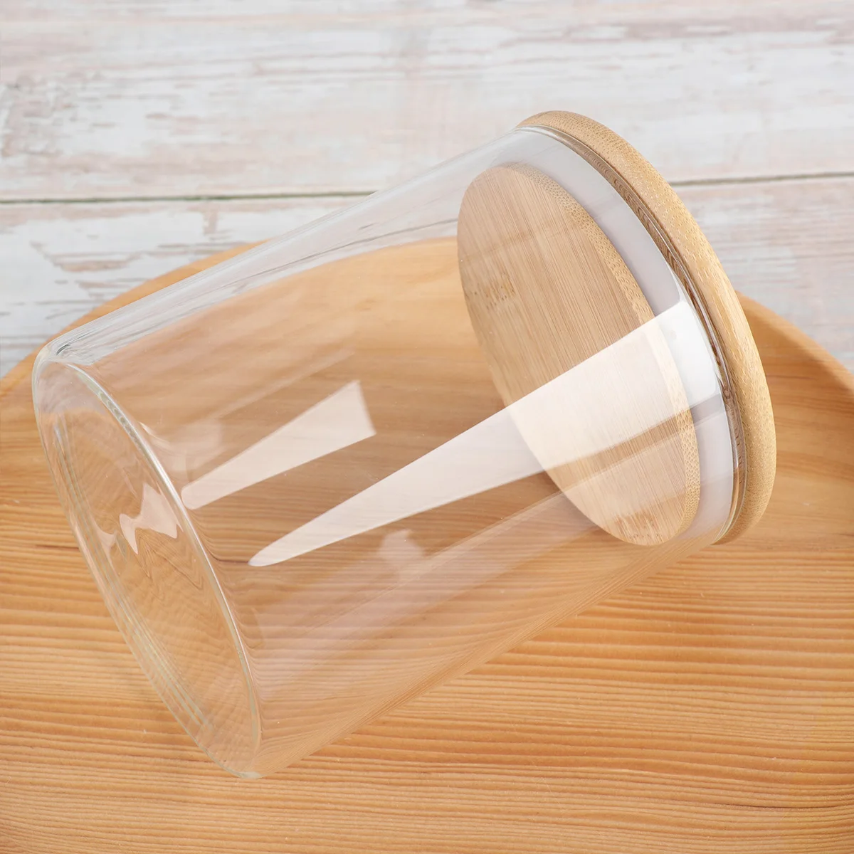 750 مل حاويات تخزين المواد الغذائية الجرار الزجاجية مع ختم حلقة السيليكون مثالية لاستخدام الحبوب والفاصوليا والتوابل في المطبخ #1