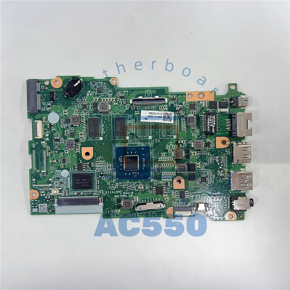 

laptop motherboard DAZHVAMB8C0 FOR acer B118-M with SR3S0 N4100 SR3RZ N5000 Fully Tested and Works Perfectly