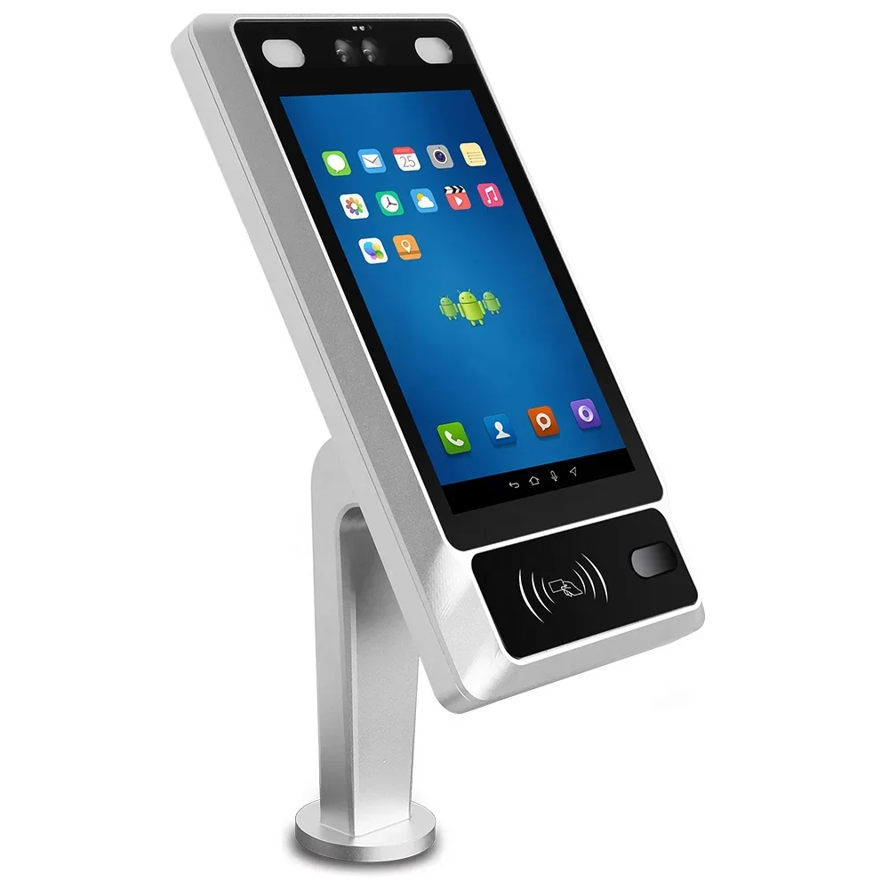 Dynamic IR camera facial smart password card face recognition lock fingerprint reader and rfid with Backup Battery