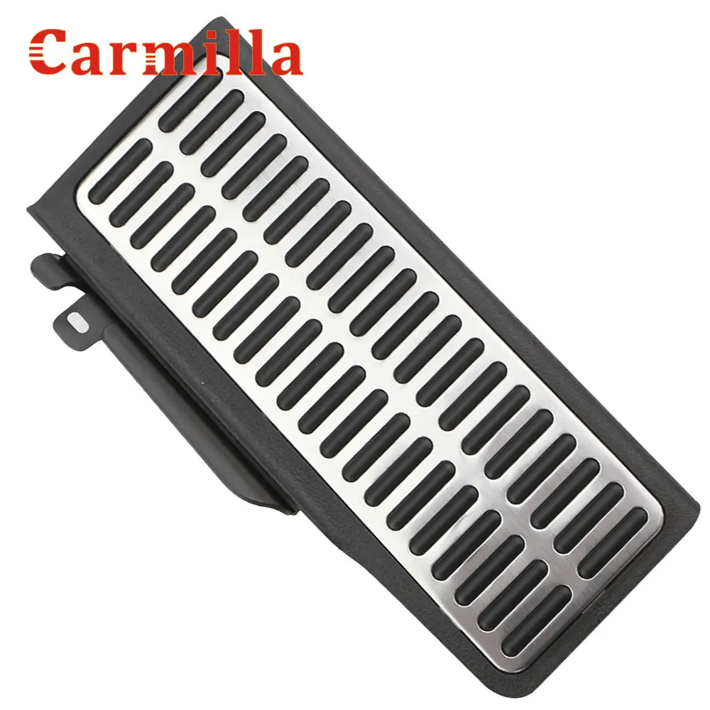 Carmilla Car Pedals for Volkswagen VW CC Passat B6 B7 R36 R-line for Skoda Superb LHD Rest Foot Restfoot Pedal Cover Stainless