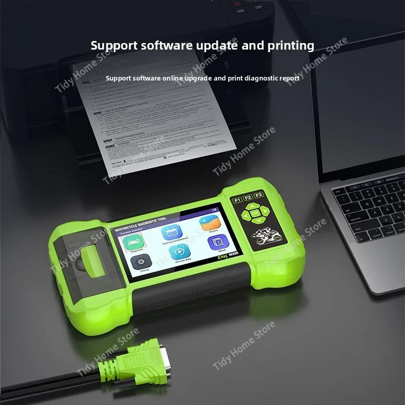 Motorcycle Tester M300 CO Idle Speed Adjustment, Real-Time Data Stream Reading, Battery Analysis
