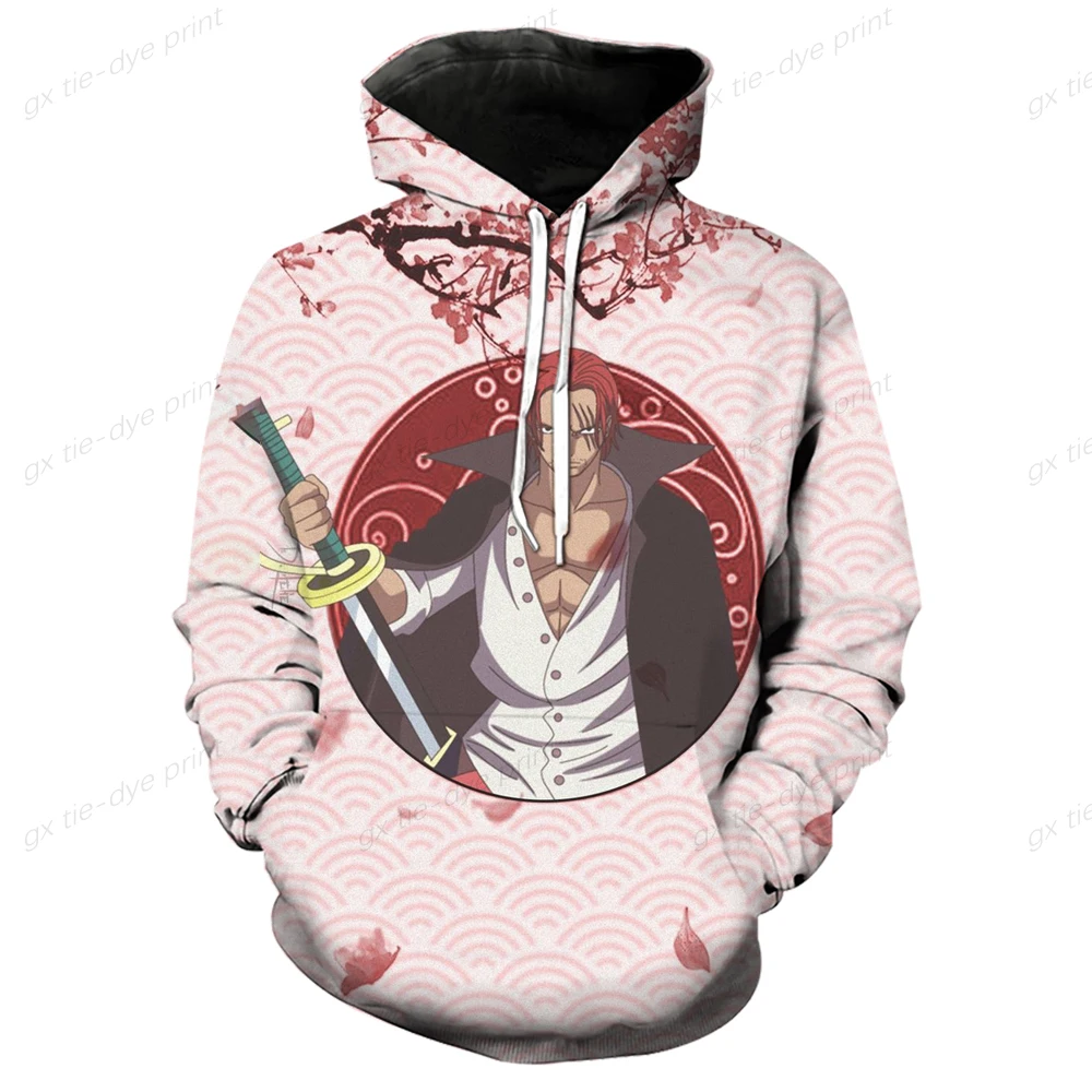 2 To 14 Years Kids Hoodies One Piece 3D Print Hoodie Sweatshirt Boys Girls Anime Cartoon Jacket Children Clothes