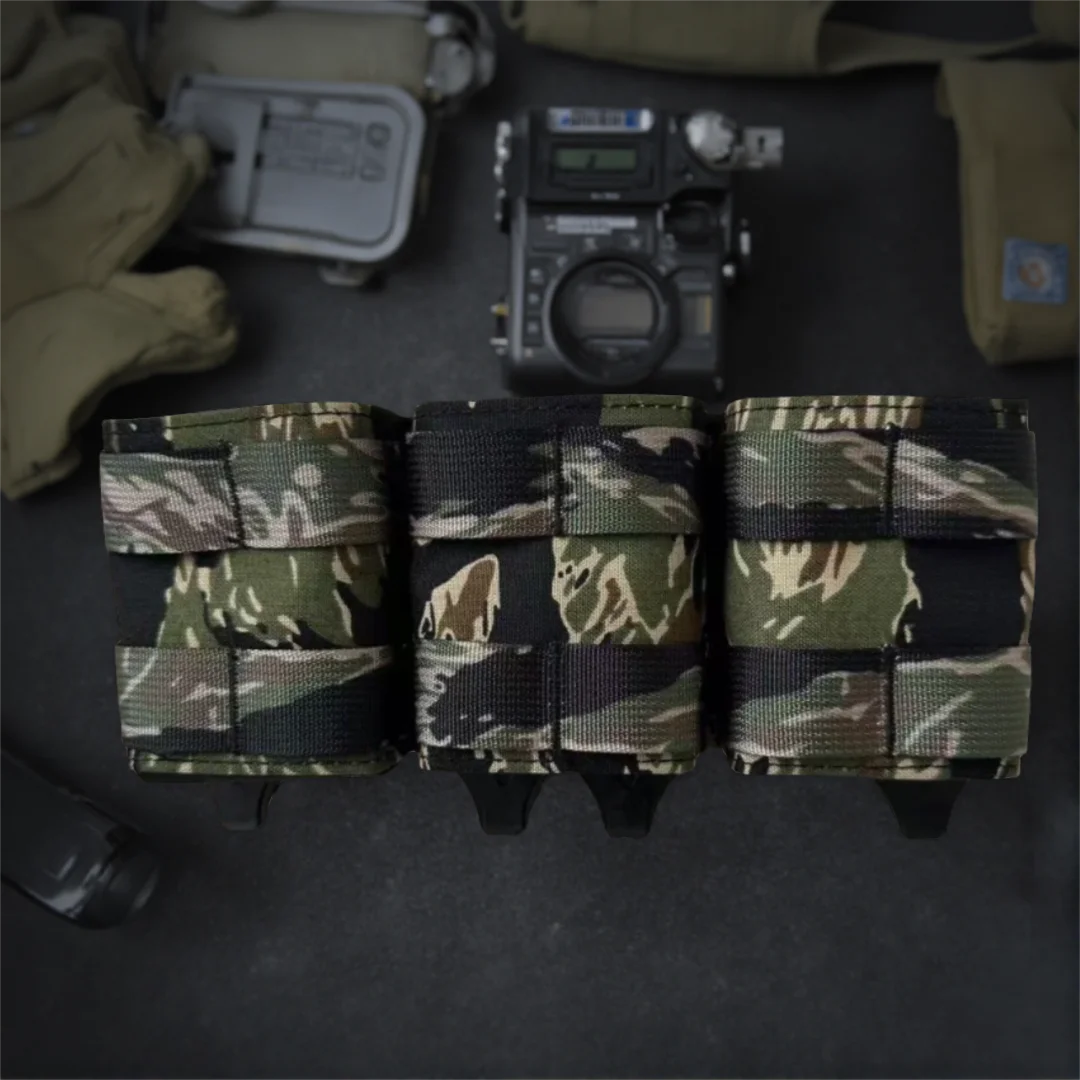 

Sports Tactics Kywi 5 .56IIISide Triple K-Plate Cartridge Bag Outdoor Tool Bag Matching Vest Belt