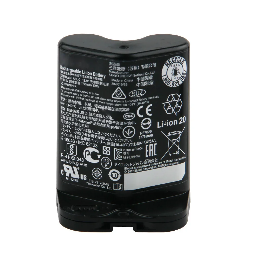 Replacement Battery ABL-C 1775mAh For IRobot Braava Jet M6 Backup battery High Quality Batteries