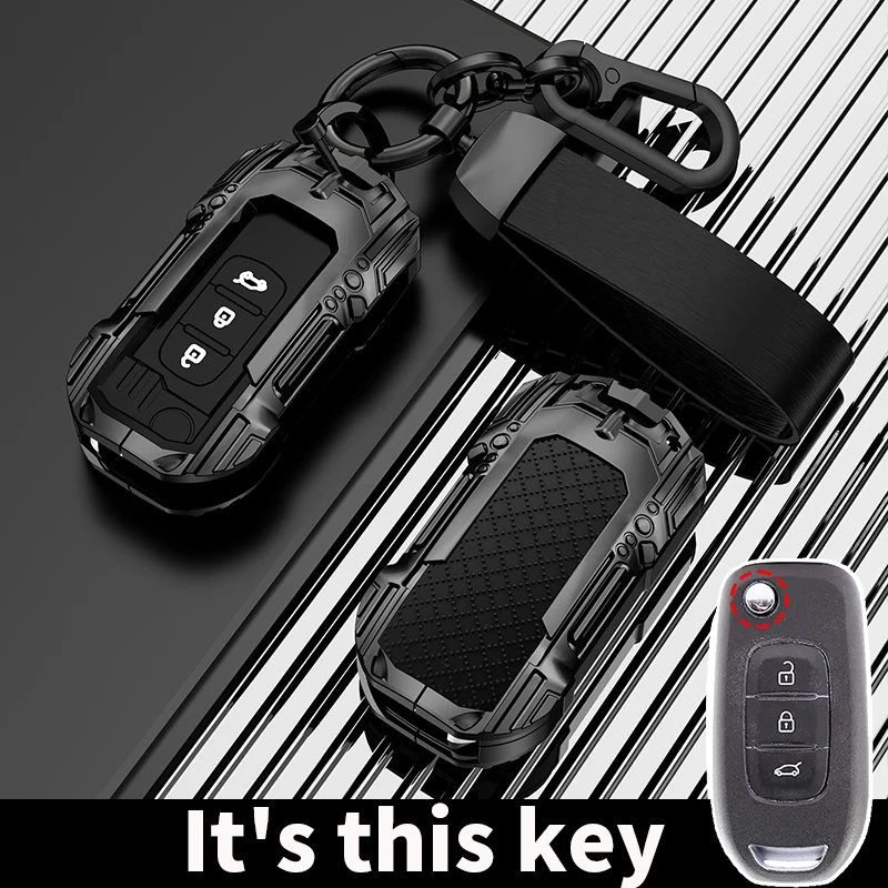 Para Renault Kadjar Captur Megane Sandero Stepway Logan Clio 5 2022 Arkana 2020 2021 Kwid 2023 funda para llave con tapa de coche