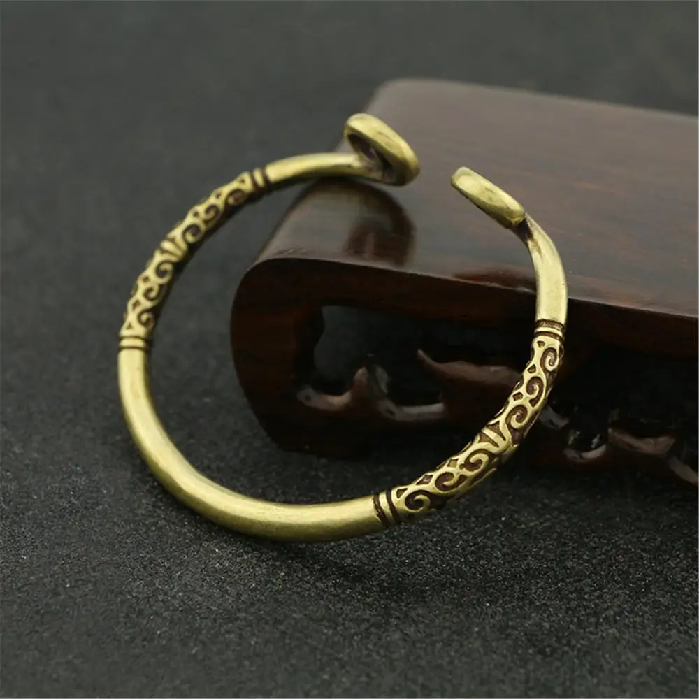 Man Woman Brass Adjustable Hand Bracelet Bangle for Women Valentine Day Jewelry Gift Cuff Bracelets Wedding Party Gift