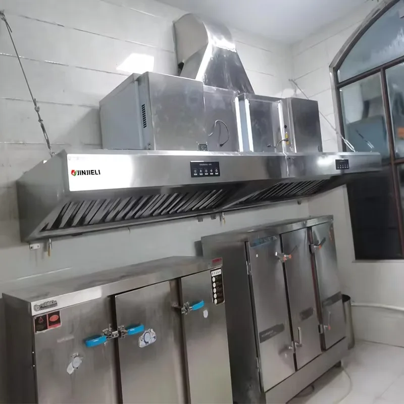 Commercial Customizable 201 Stainless Steel Ventless Hood System Range Hood Cooker Commercial Exhaust Hoods