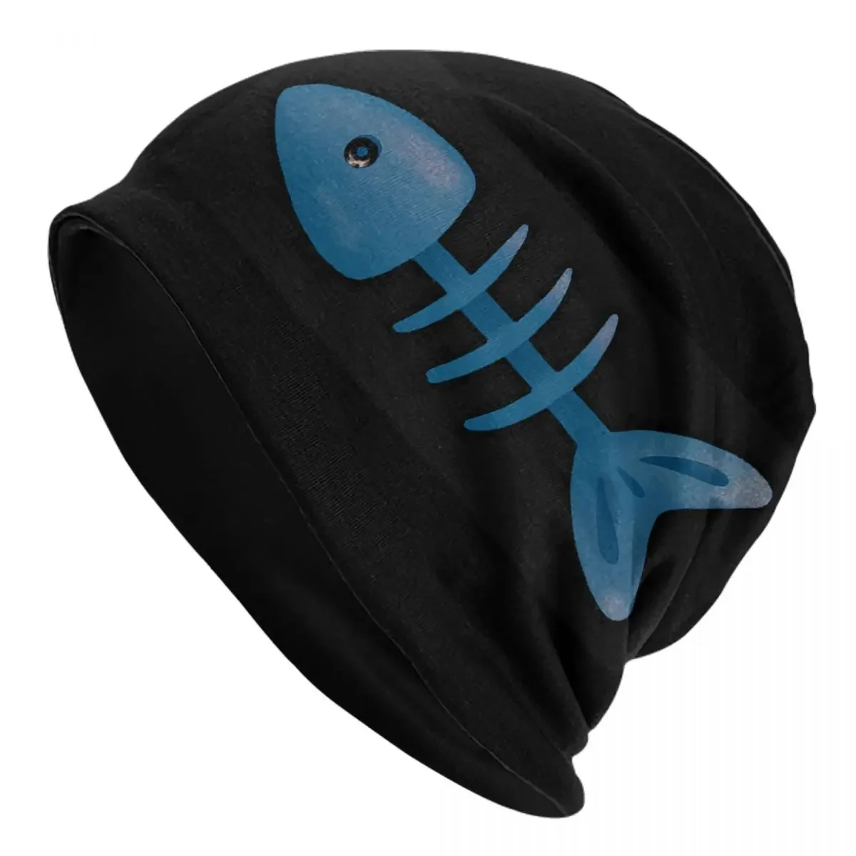 Poor Fish Warm Knitted Cap Fashion Bonnet Hat Autumn Winter Outdoor Beanies Hats for Men Women Adult