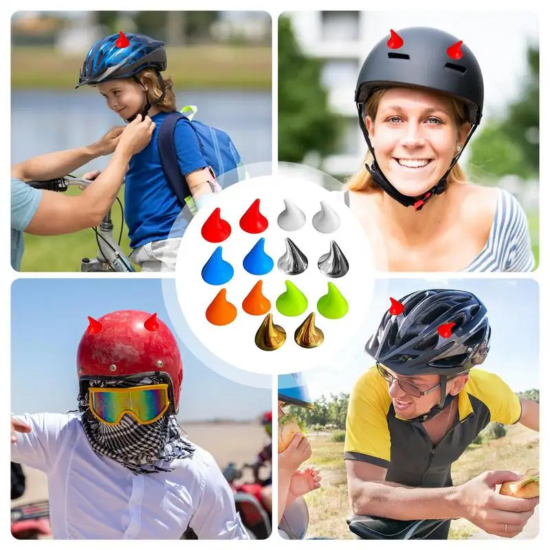 Helmet Ears Skiing Gear Calf Horn Set Of 14 Cute Helmet Decoration For Halloween Parties Photography Props Cosplay Theater