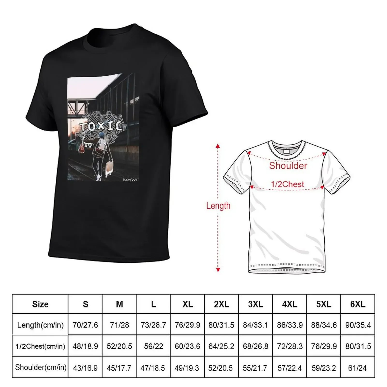 boywithuke Toxic T-Shirt designer shirts plus sizes anime stuff plus size clothes shirts graphic tee men