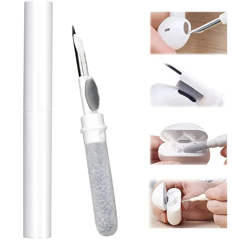 Cleaning Tool for Bluetooth Earbuds Airpods Pro 1 2 Durable Earphones Case Cleaner Kit Clean Brush Pen for iPhone Samsung Huawei