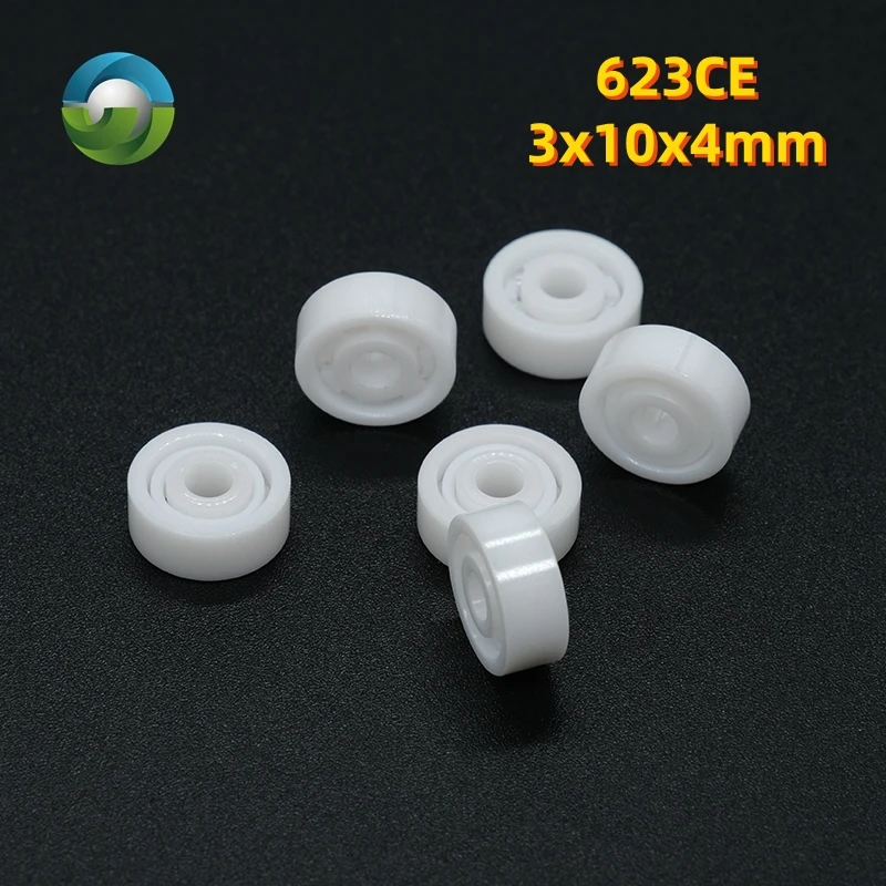 1pcs Full Ceramic Zirconia Bearing 3x6x2 3x7x3 3x8x4 5x10x4 5x11x4 mm ABEC-9 for Baitcasting Spinning Reels Ocean Fishing Tackle