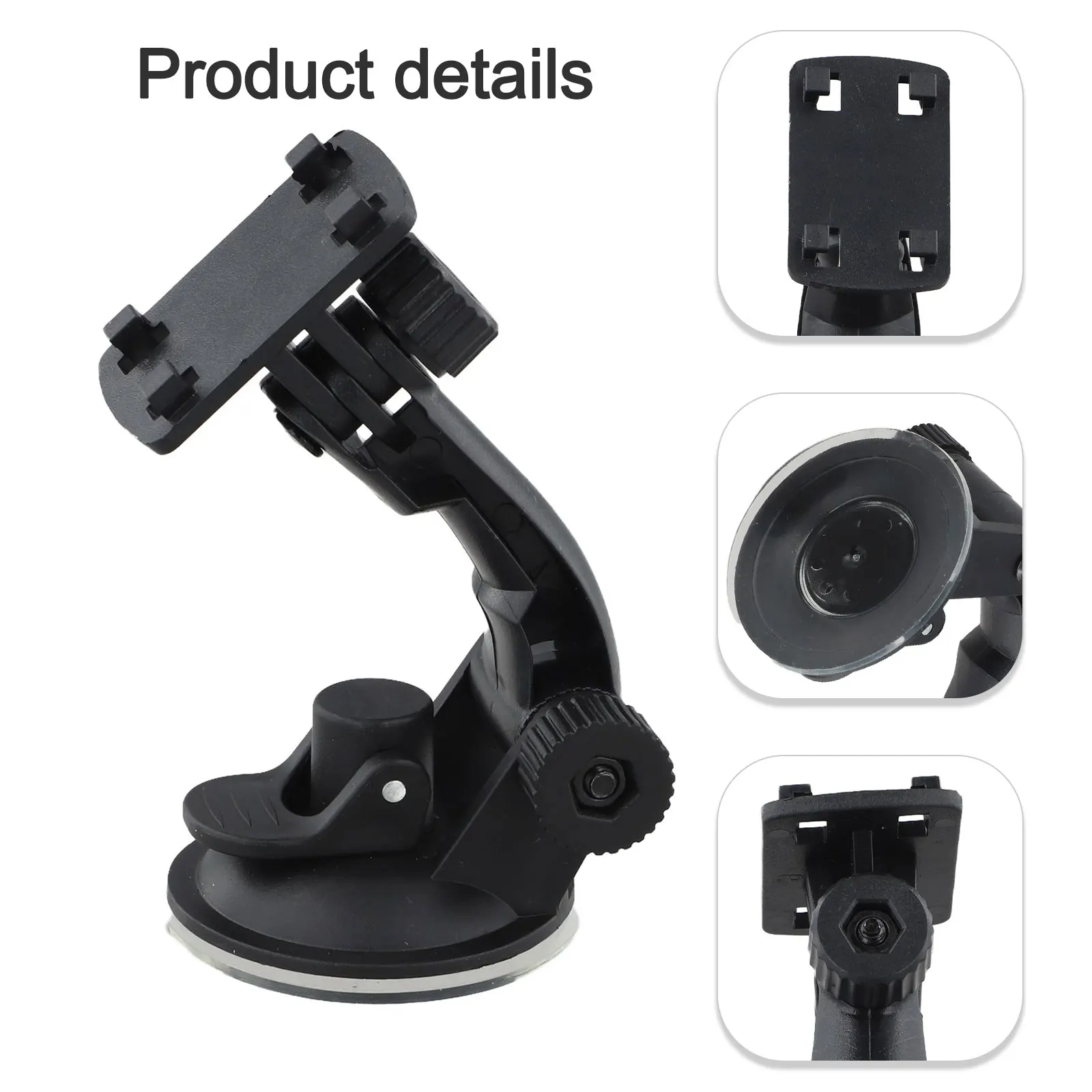 1Pc Adjustable Windshield Suction Mount For 4.3-5 Inch GPS Dash-Cam Monitor Strong Hold Car Holder With 68mm Cups