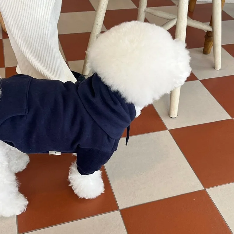 Soft Cotton Thin Hoodies for Small Dogs, Chihuahua Puppy Sweatshirt, Pet Pullover, Bichon, Yorkie Dog Costume, Solid Coat