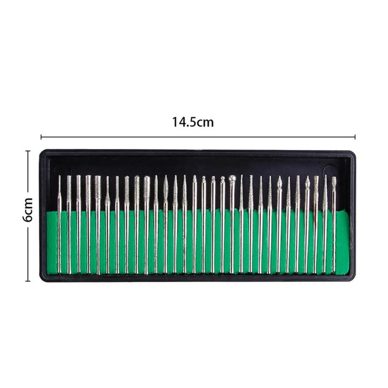 30/12 قطعة لقمة ثقب الأظافر قاطعة المطحنة ملف عازلة للأظافر جل تلميع إزالة الأظافر الكهربائية الحفر ملحق للتقليم #6